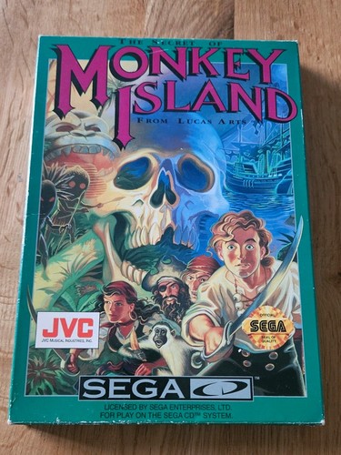 Monkey island sega usa mega - monkey, cd