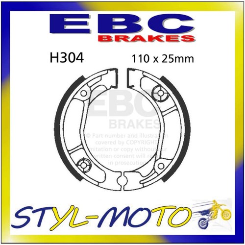 H304 rear brake pads ebc - rear, honda