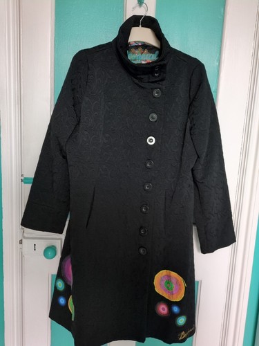 Desigual ladies coat black - coat,
