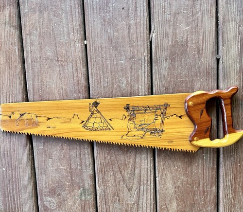 Vtg pyro folkart wall decor - folkart,