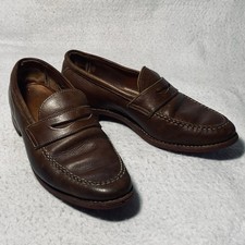 Allen Edmonds Randolph Shoes Men’s 9D Brown Penny Loafers Slip On Leather