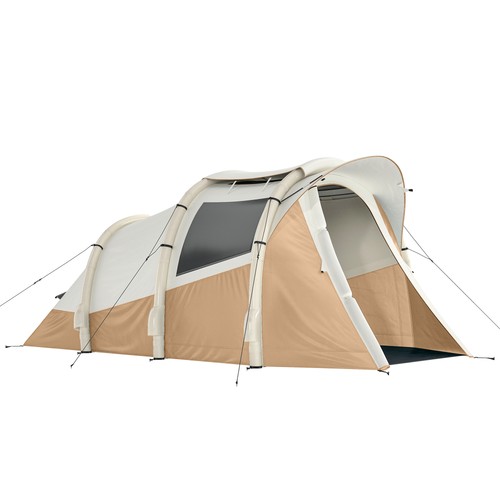 Inflatable room camping tent - inflatable, 2-room