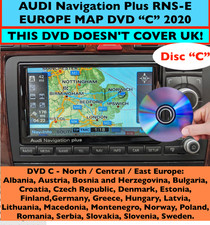 AUDI RNS-E Navigation Plus DVD C 2020 Europe Map Update A3 A4 A6 R8 RS3 (NO UK )
