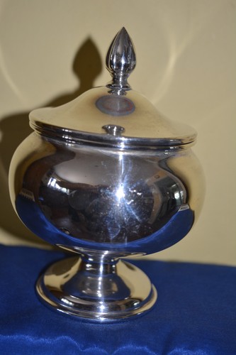 Vintage silver plated pedestal - vintage,
