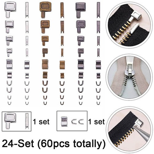 60pcs zipper repair kit - 60pcs, diy