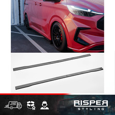 For Ford Transit Custom MK2 2024 on SWB Side Skirt Splitters V2 In Gloss Black