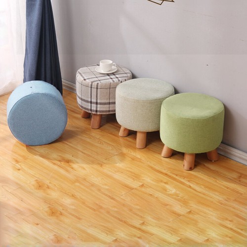 Small wooden footstool - small,