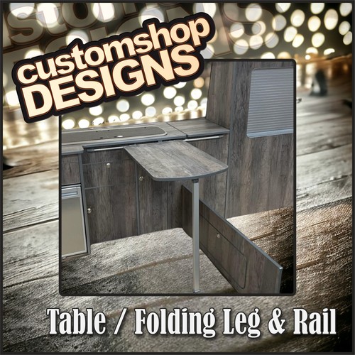 Campervan table folding leg - table,
