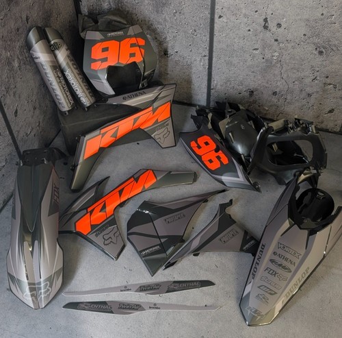 Plastics graphics ktm 2012 - plastics,