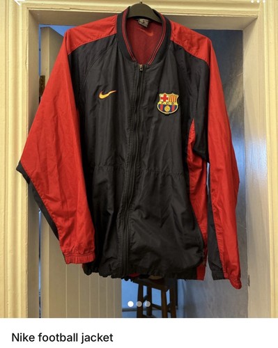 Nike barcelona football jacket - nike,