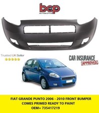 FIAT GRANDE PUNTO 2006 2007 2008 2009 2010 FRONT BUMPER PRIMED NEW