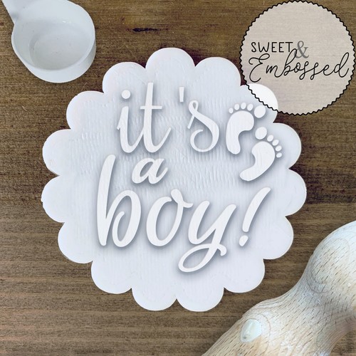 Boy cookie stamp - cookie,