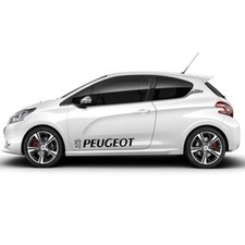 Car Door Graphics Racing Sticker for PEUGEOT 106 107 205 206 208 306 307 308 406