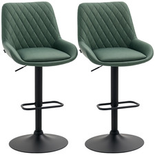 HOMCOM Bar Stools Set of 2