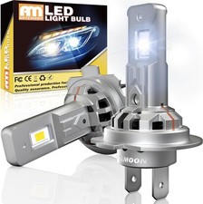 H7 LED Headlight Bulb Super Bright 18000LM Fan CSP Chips 6000K 90W White 2 Pack