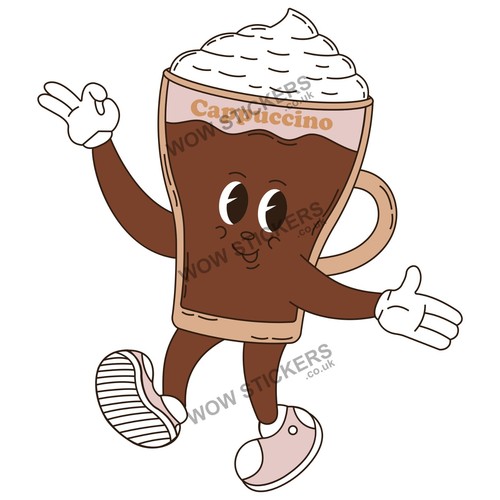 Cappuccino mascot coffee - mascot,