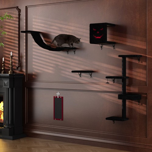 Coziwow cat wall - cat, shelves