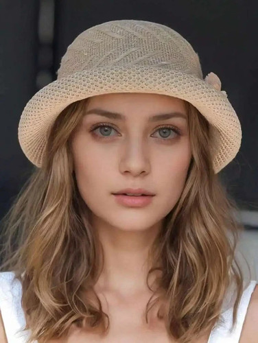 Women hat elegant braided - women's,