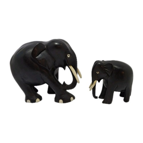 Vintage black ebony hand - vintage,