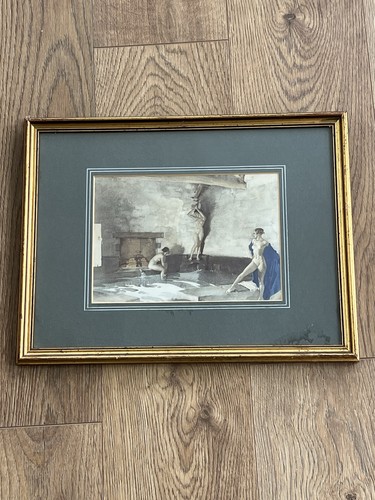 Vintage russell flint - russell, framed