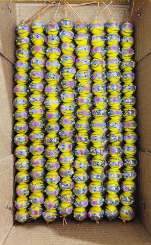 100 pcs 12mm yellow wedding - pcs,