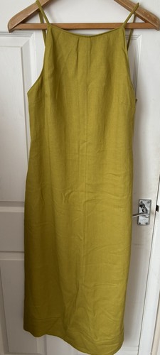 Zara linen blend dress - , m