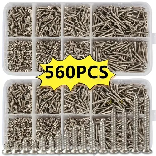 560pcs self tapping - self, wood