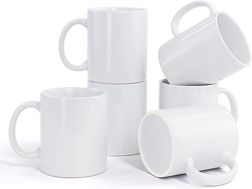 White sublimation mugs - mugs, 11oz
