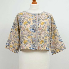 Anokhi Size L Yellow Floral