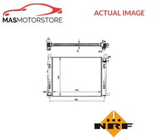 ENGINE COOLING RADIATOR NRF 58444 A NEW OE REPLACEMENT