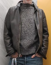 Mens Superdry Black Leather