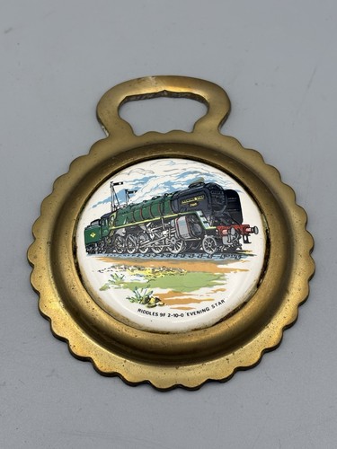 Vintage horse brass with - vintage,