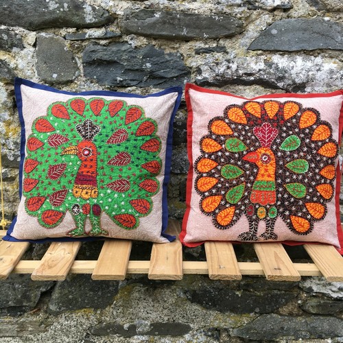 Peacock patchwork cotton - patchwork,