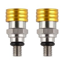 Fork Air Bleeder Valve Screws Gold for Kawasaki KLX450R 2008-2009