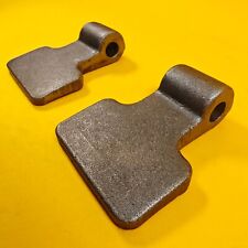 2x Flat Hinge Weld on Spade Forged Trailer Drop Truck Pickup Gudgeon Tailgate
