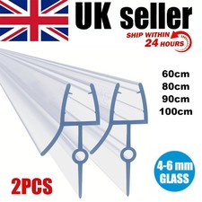 2x Bath Shower Screen Door