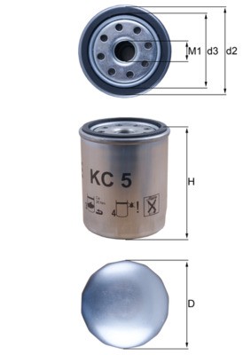 Knecht fuel filter - 5,