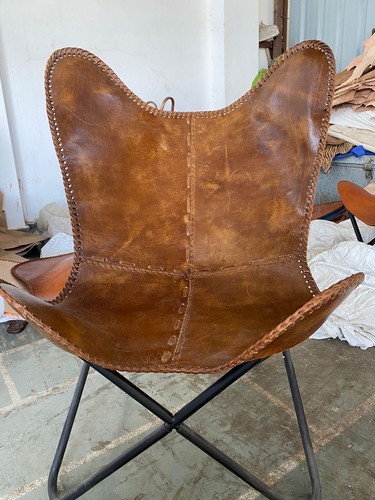 Antique leather relax arm - leather,