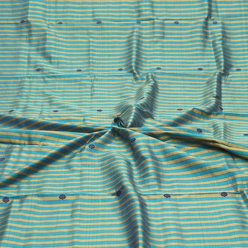 Vintage blue 100 pure silk - blue,