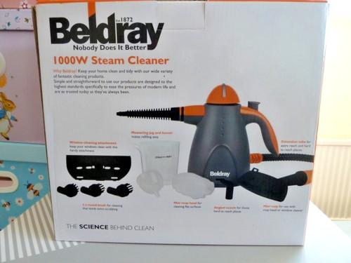 Beldray 1000w steam cleaner - 1000w,