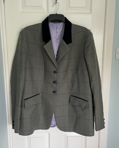 Green pure wool - wool,, hacking