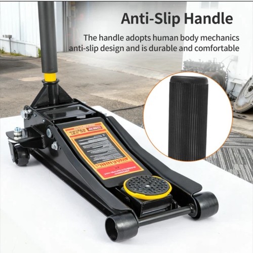 Durable steel trolley jack - steel, 3