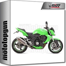 double silencer oval stainless steel mivv for kawasaki z 1000 z1000 2008 08