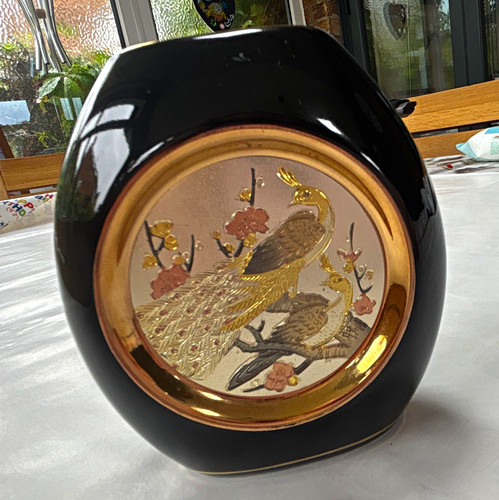 Chokin black gold - black/gold, ceramic