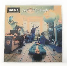 RARE Noel Gallagher Signed Oasis Definitely Maybe LP Vinyl + COA + PROOF + AFTAL