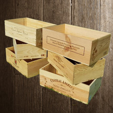 Large Wooden Wine Box Crate