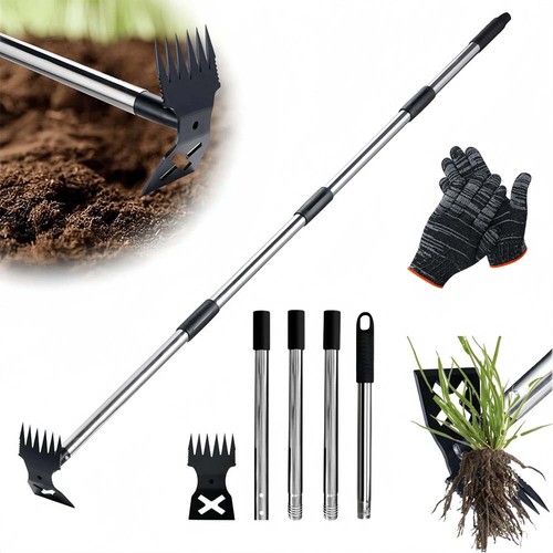 Telescopic weed puller - telescopic, tool