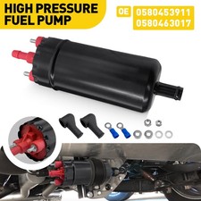 Universal Inline High Pressure Electric Fuel Pump 12V Petrol & Diesel 0580464070