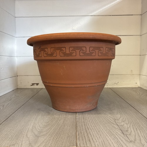 Large vintage terracotta pot - vintage,