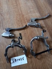 RALEIGH INDUSTRIES SUPERBE NICE  BRAKE CALIPERS AND LEVERS SET 1961 (251025)